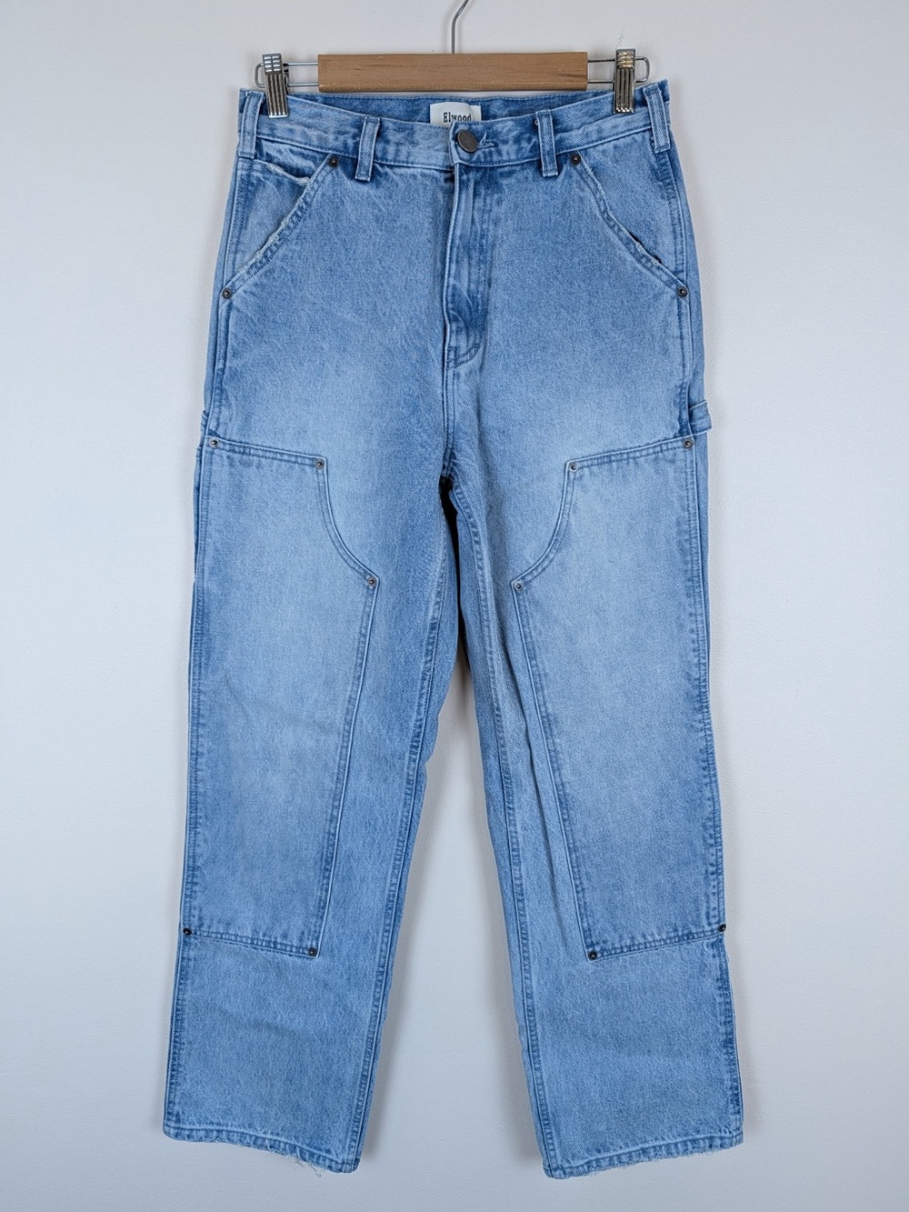 Elwood Industry Double Knee Pant Carpenter Jeans - Blue